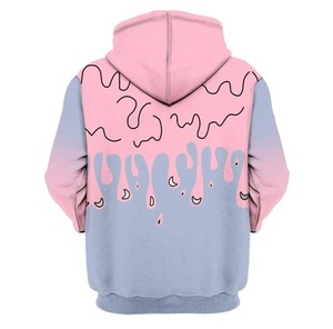 Vente en gros de sweats à capuche surdimensionnés en mélange de coton et de polyester de 260 g, de haute qualité, avec impression DTF sur le dos, personnalisables - Product Image 3