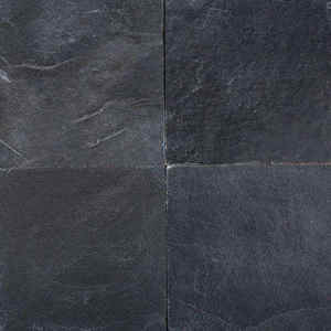 Dalles de pierre naturelle en quartzite de schiste noir d'Andhra de haute qualité pour façades extérieures, revêtements de sol, revêtements muraux et aménagement paysager - Product Image 4