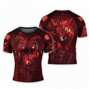 เสื้อรัดกล้ามเนื้อสำหรับกีฬา MMA BJJ ยิวยิตสู คาราเต้ สำหรับการฝึกซ้อมและการต่อสู้  ชุดว่ายน้ำ  ผ้าโพลีเอสเตอร์ผสมสแปนเด็กซ์ ยืดหยุ่น สวมใส่สบาย สำหรับผู้ชาย - Product Image 2