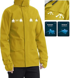Vestes de pluie durables, imperméables, à capuche, pour activités de plein air, protection contre le vent, vente en gros OEM - Product Image 4