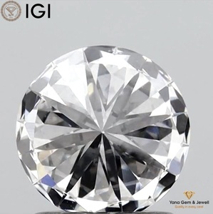 เพชร CVD ทรงกลมขนาด 6.46 มม. รับรองโดย IGI น้ำหนัก 1.00 กะรัต สำหรับแหวนหมั้น จุดศูนย์กลางวงแหวน สี F ความสะอาด VVS1 - Product Image 4