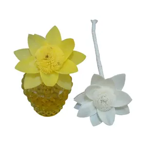 Sola Dried Flowers Aroma Reed Diffuser Wood Sola Flower Oil Diffuser Sticks Premium White Rose Reed Diffuser Stick