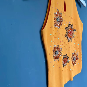 Adorno de Flecos con Cuentas de 15 cm de Largo, Moderno y Elegante, Accesorio para Prendas de Vestir LT2630B - Product Image 1