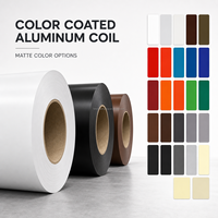 Bobine d'aluminium prépeinte 3105, épaisseur, largeur et couleurs personnalisées pour applications industrielles et architecturales
