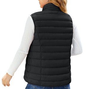 Chaleco Acolchado para Mujer, Transpirable, de Color Sólido, de Secado Rápido, con Impresión Personalizada con Logotipo, Precio Económico al por Mayor, Ropa de Invierno - Product Image 2