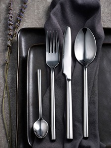 Juego de Cubiertos de Acero Inoxidable de Lujo, Cubertería Moderna para Comedor, Juego de Cuchara, Tenedor y Cuchillo, Vajilla Elegante para el Hogar, Hotel o Restaurante - Product Image 2