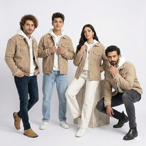 Unisex <b>lightweight</b> denim <b>jacket</b> long sleeve single breasted zipper closure custom logo breathable washed casual <b>jacket</b> - Product Image 4