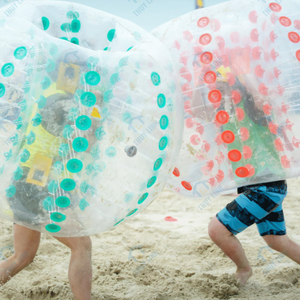 <b>Inflatable</b> Bumper Ball with Electric Air Pump International Style Waterproof for Outdoor Use - Product Image 6