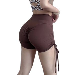 Shorts Deportivos con Cintura en V y Cordón Ajustable para Mujer, Shorts de Yoga, Pilates y Baile con Efecto Push-Up 2026 - Product Image 3