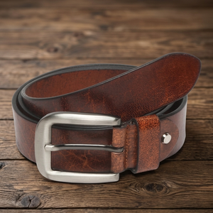 Nouvelle Tendance : Ceintures en Cuir Marron et Noir pour Hommes – Style Décontracté et Rétro, Idéales pour le Business et les Accessoires de Mode - Product Image 3
