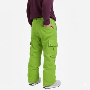 Pantalones de Nieve para Invierno, Talla Grande, Impermeables 10000mm, 100% Poliéster, Forro Polar, Aislantes, Transpirables, Ecológicos, Calefactables, de Secado Rápido - Product Image 3