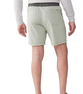 กางเกงขาสั้นผู้ชาย คุณภาพสูง ผ้าฝ้าย 100% พิมพ์ลายดิจิทัล ระบายอากาศได้ดี สีพื้นเรียบง่าย ใส่สบายในฤดูร้อน - Product Image 3