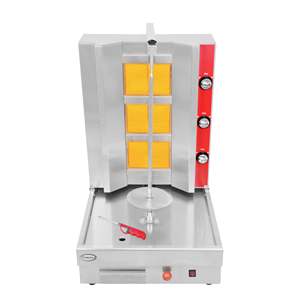 Parrilla de Gas para Kebab y Shawarma Gmax SK-703 Profesional de 3 Quemadores, Vertical, Independiente, de Acero Inoxidable - Product Image 2