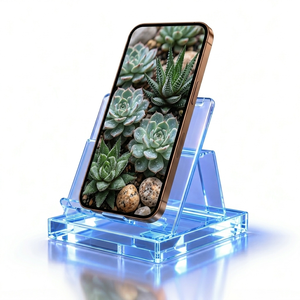 Soporte de Acrílico Personalizado, Moderno, Italiano, Ligero, para Teléfono, Soporte Móvil de Escritorio, Exhibidor de Smartphones - Product Image 2