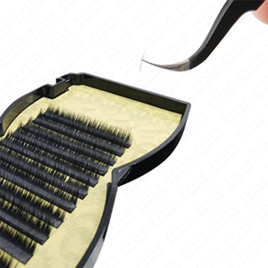 Juego de Pinzas para Extensión de Pestañas Tipo S Negras, 2 Piezas, Acero Inoxidable de Alta Calidad, Punta Puntiaguda, Herramientas Profesionales para Pestañas - Product Image 3