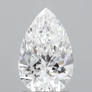 Diamant de laboratoire brillant en forme de poire de 2,16 carats, couleur D, clarté VVS2, polissage excellent, CVD, certifié IGI, pierre non montée pour bijoux fins - Product Image 1