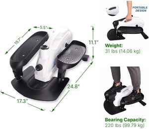 Bicicleta Elíptica Eléctrica de Acero, Control Magnético, Silenciosa, Compacta, Unisex, para Gimnasio en Casa - Product Image 2
