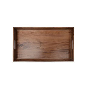 Plateaux de service et de rangement pour fruits en bois de luxe 100% naturel, avec poignées, classiques, faits à la main, à un seul niveau, pour le rangement des aliments - Product Image 5