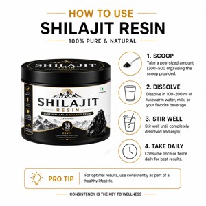 Résine de Shilajit de l'Himalaya testée en laboratoire Eurofins, 30g, 82%+ d'acide fulvique, 100% Shilajit pur et original pour soutenir l'énergie et la résistance - Product Image 3