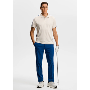 Polo de golf pour homme en jersey tricoté, séchage rapide, évacuation de l'humidité, dos en maille, extensible dans 4 directions, OEM ODM personnalisé - Product Image 1
