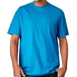 เสื้อยืดผู้ชาย OEM ปรับแต่งได้ 100% ผ้าฝ้าย คุณภาพสูง 200gsm ทรงโอเวอร์ไซส์ แขนสั้น สีพื้น เรียบง่าย สบายๆ 180gsm ดีไซน์เปล่า BD T-Shirt - Product Image 3