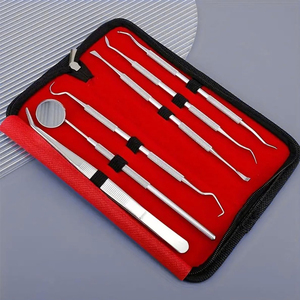 Ensemble d'outils de restauration dentaire manuels de haute précision en acier inoxydable pour la pratique dentaire professionnelle - Product Image 6