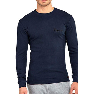 Camiseta Térmica Unisex de Poliéster/Algodón con Capucha, Manga Larga, Cierre de Cremallera, Corte Holgado, Tejido Waffle para Otoño - Product Image 2