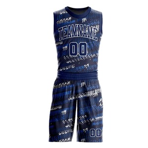 New Arrival Customized Outdoor Sports Basketball Uniform Sublimation Team <b>Name</b> & Number Sportswear Basketball Uniforms for Men - Product Image 2