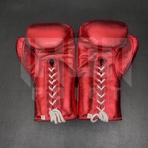 ถุงมือชกมวยหนังวัวแท้คุณภาพสูงแบบผูกเชือก ยี่ห้อ No Boxing No Life  บุหนา 4 ชั้น ระบายอากาศได้ดี ซึมซับความชื้น - Product Image 4