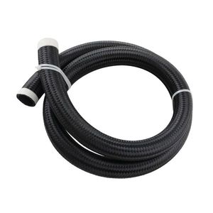 Tubo Flessibile per Liquido di Raffreddamento in Acciaio Inox AN20 Intrecciato, 5 Piedi, Nero in Nylon - Product Image 1