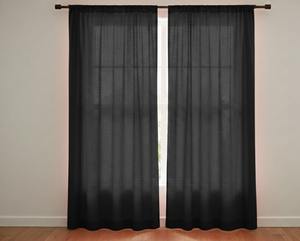 Cortinas de Lino de Algodón para Decoración del Hogar y Hoteles, con Bolsillos para Varillas, Estilo Moderno, para Cocina, Dormitorio, Bodas, Hospitales, para Todas las Estaciones - Product Image 4