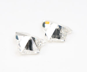 OM GEMS Par de Diamantes Cultivados en Laboratorio, Corte Hoja, Forma Única, 2.25 ct, Color E,F, Claridad VVS,VS, Libres de Conflictos, para Joyería Creativa - Product Image 4