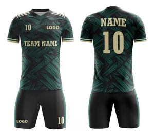 Maillots de football respirants de qualité supérieure, maillots de football à séchage rapide, maillots de football à manches courtes, respirants et à séchage rapide - Product Image 2