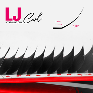 อุปกรณ์ต่อขนตา Charmlash ขายส่ง LJ Lash Extensions ขนตาปลอมแบบด้านสีดำเข้มพิเศษ ผลิตจาก PBT ของเกาหลี พร้อมเทปกาวแบบกำหนดเอง ยกขนตาอย่างอ่อนโยน - Product Image 1