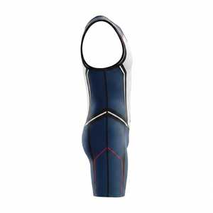 WIZE INTERNATIONAL Men's <b>Weightlifting</b> <b>Singlet</b> Sublimation Print Spandex Polyester Sweat-Wicking Gym Wear Adult Size - Product Image 3