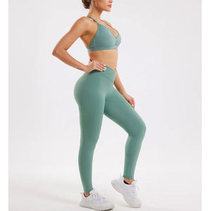 Shorts de Yoga para Mujer, Fabricados en Pakistán, 2 Piezas, Costuras Resistentes, Ecológicos, Transpirables, para Uso en Exteriores y Gimnasio, Material Spandex/Nylon - Product Image 3