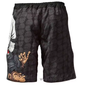 MMA boxing sports fitness monkey personality breathable loose large size <b>shorts</b> Thai fist pants running fights cheap mma <b>shorts</b> - Product Image 5
