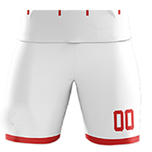 Maillot de football personnalisé à rayures rouges et blanches pour homme, manches courtes, col en V, sublimé, respirant, en polyester - Product Image 2