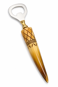 Abridor de botellas de calidad premium con mango de cuerno, accesorio decorativo para bares, restaurantes, cafeterías, fiestas y eventos especiales. - Product Image 6