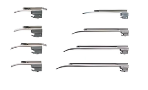 Set de Laringoscopio de Fibra Óptica Miller Premium - 6 Hojas |   Kit de Intubación Reutilizable y Autoclavable con Cuchilla Recta LED de Acero Inoxidable - Product Image 6