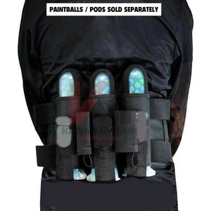 Harnais de paintball personnalisé 4+1 4+3, ceinture de pod réglable, porte-équipement tactique pour paintball et speedball, sports de plein air - Product Image 3