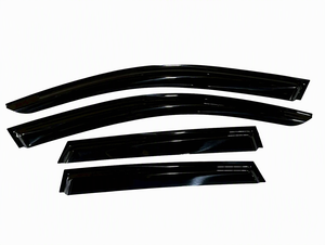 แผ่นบังแดดหน้าต่างรถยนต์ HIC WINDOW VISOR วัสดุ PMMA ป้องกันสภาพอากาศ สำหรับรถยนต์ AUDI A4 5 ประตู Avant ปี 2009-2016 - Product Image 1