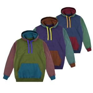 Wholesale Fleece Sweater Fashion Casual Custom Hoodie Pure Cotton Men Pure 100% Cotton Blank Hoodie - Product Image 1