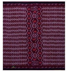 Woven Goyor <b>Sarong</b> Pohon Korma Indonesia Handmade Rayon Elegant Breathable Solid Pattern Men's - Product Image 1