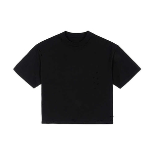 T-shirt en coton surdimensionné personnalisé pour homme, coupe ample, décontracté, idéal pour l'été, effet délavé soleil - Product Image 6