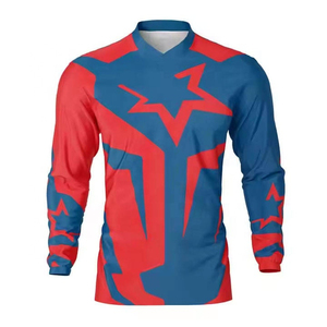 Maillots de motocross en gros, promotionnels, avec logo personnalisé, vêtements de motocross de course sur mesure, maillots de moto personnalisés - Product Image 1