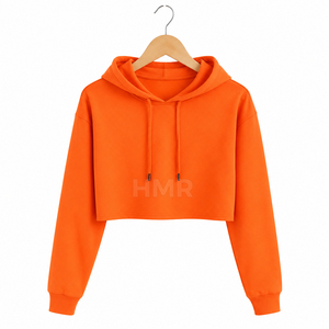 HMR Sorority Sisterhood Sweat-shirt à capuche court personnalisé pour femme en coton doux à manches longues, décontracté et sportif - Product Image 5
