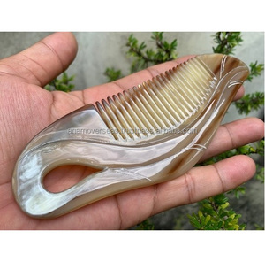 หวีเขาควายแบบพรีเมี่ยมหวีผมธรรมชาติป้องกันไฟฟ้าสถิตย์ทำด้วยมือ - Product Image 2