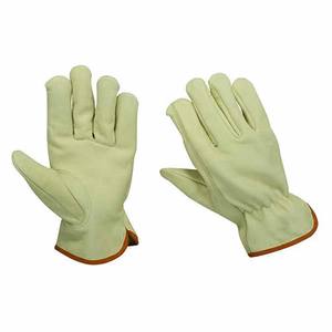 Guantes de Trabajo Industriales de Piel de Cabra Resistentes, Suaves y Cómodos, Color Beige, Resistentes al Calor, para Jardinería - Product Image 3
