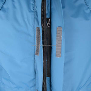 Parka con revestimiento informal, chaqueta de plumón para hombre y mujer, temporada de invierno, cierre de cremallera con capucha, tecnología de Material Gore-Tex, patrón sólido - Product Image 1